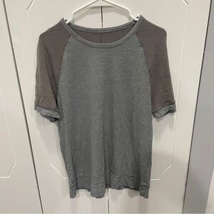 Lululemon Grey Two Toned Short Sleeve